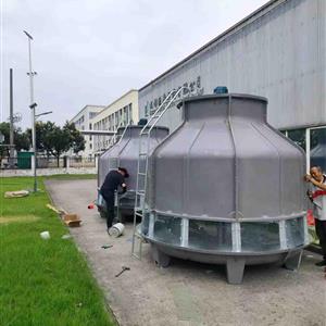 成都邛崃冷却塔工程案例现场-业主单位：成都欧康医药